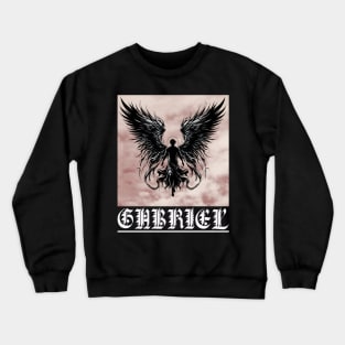 Gothic Archangel Gabriel: Herald of Hope Crewneck Sweatshirt